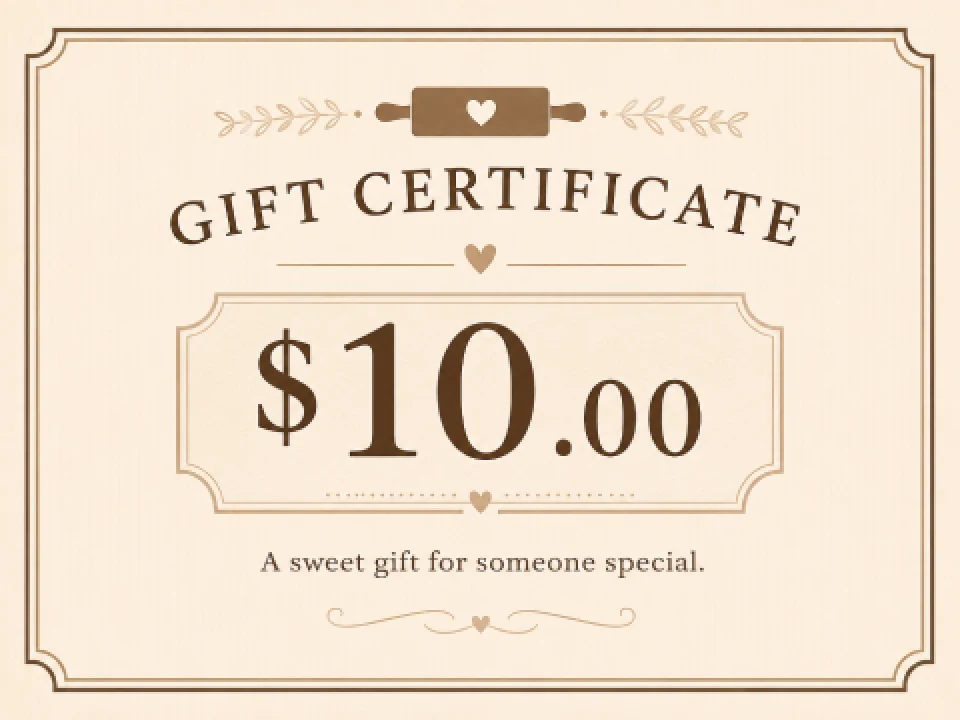 $10 Gift Certificate
