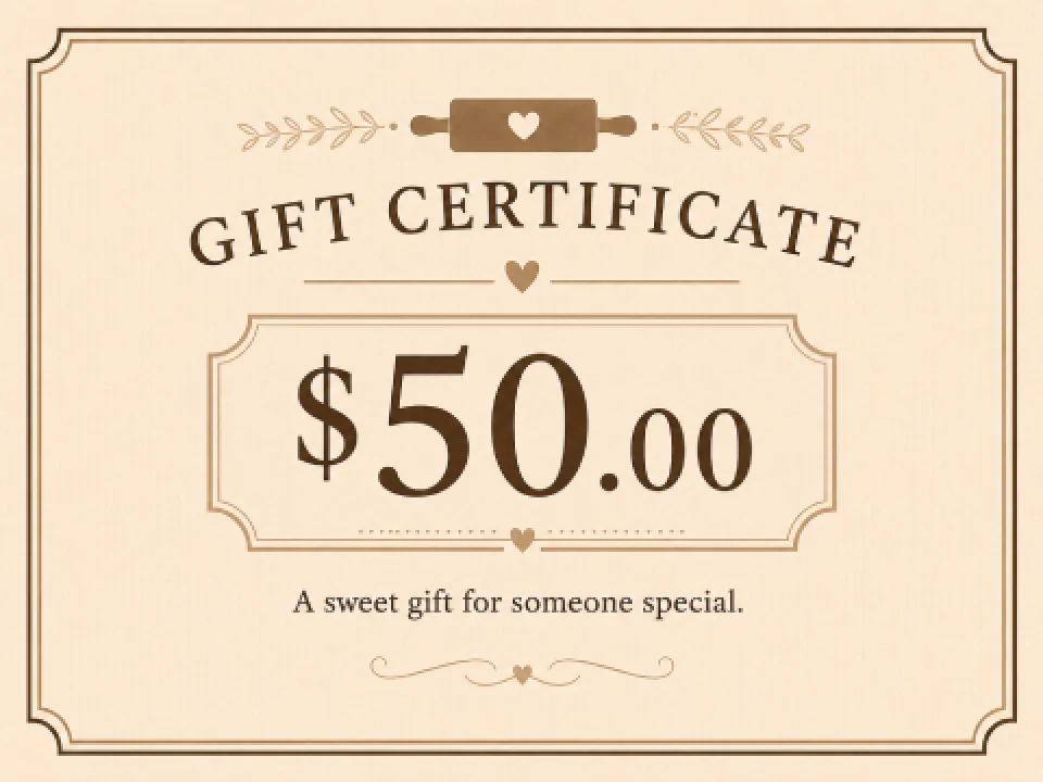 $50 Gift Certificate